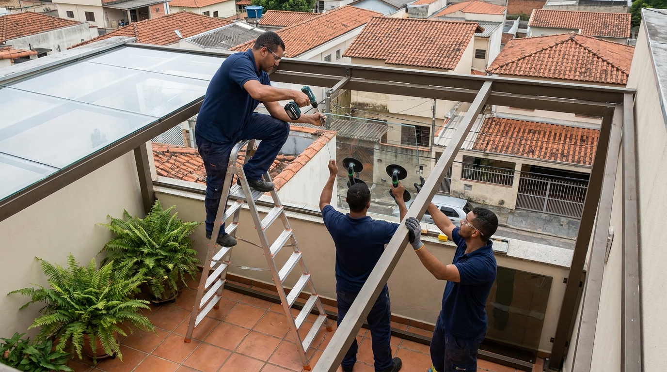 Cobertura de Vidro em Jaboatão dos Guararapes‑PE
